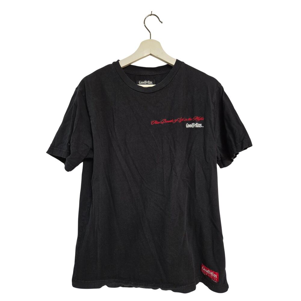 Shoe Palace x GoodFellas T-Shirt M Black Three Decades Mafia Movie Back Graphic